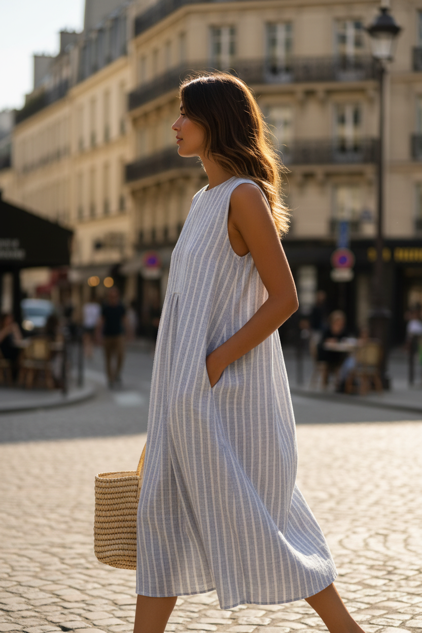 Julliet | Robe Rayée Balnéaire